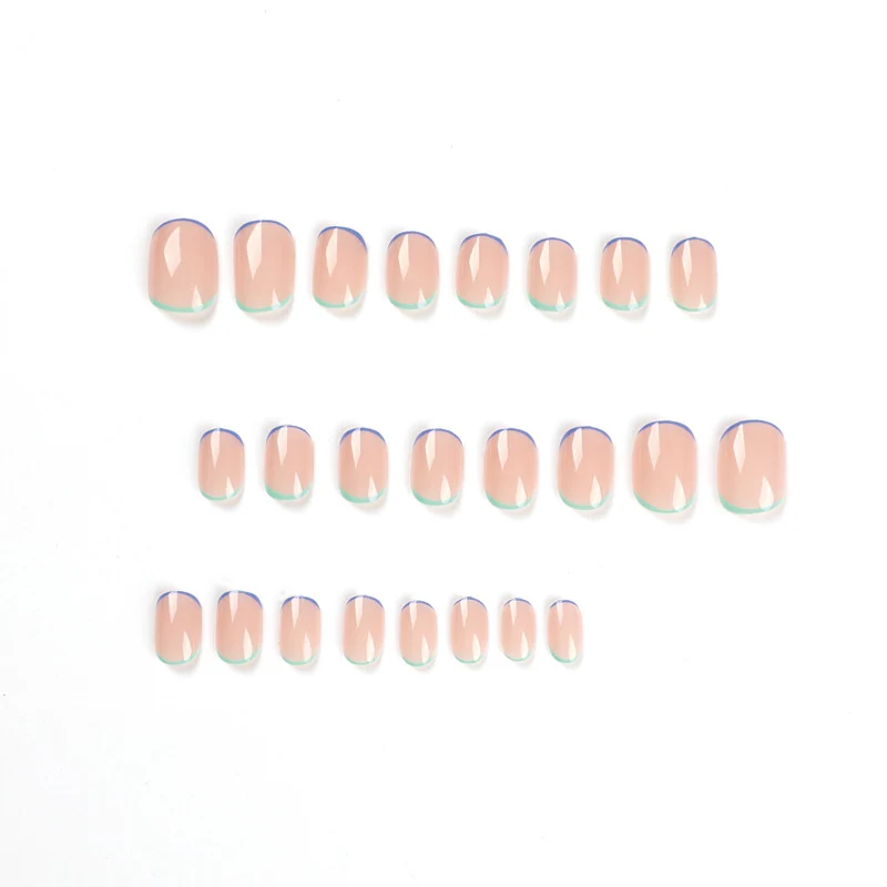 Artistic Nail Art with Creative French Tips Stornfield