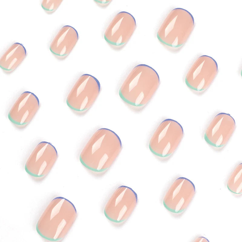 Artistic Nail Art with Creative French Tips Stornfield