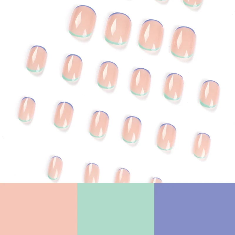 Artistic Nail Art with Creative French Tips Stornfield