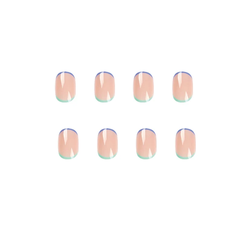 Artistic Nail Art with Creative French Tips Stornfield