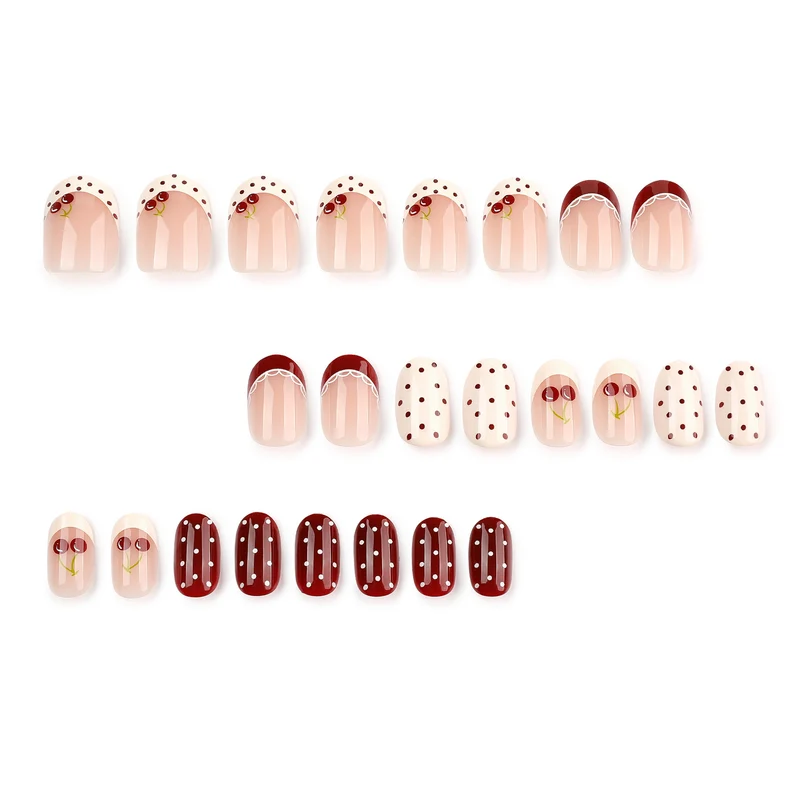 Artful Nail Art with Cherry Design Stornfield