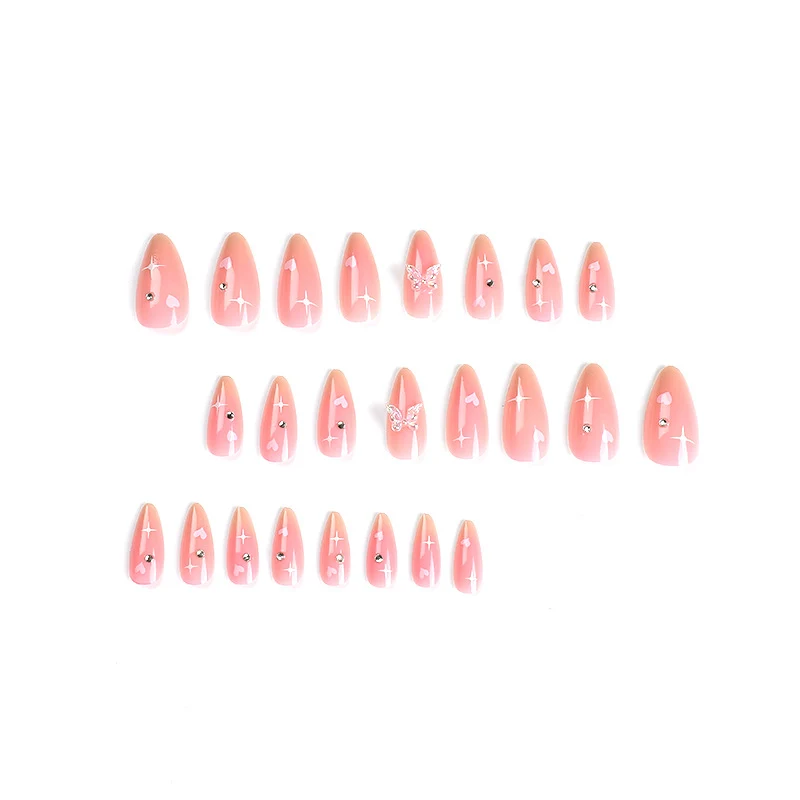 Artful nail art with heart motifs and glitter accents Stornfield