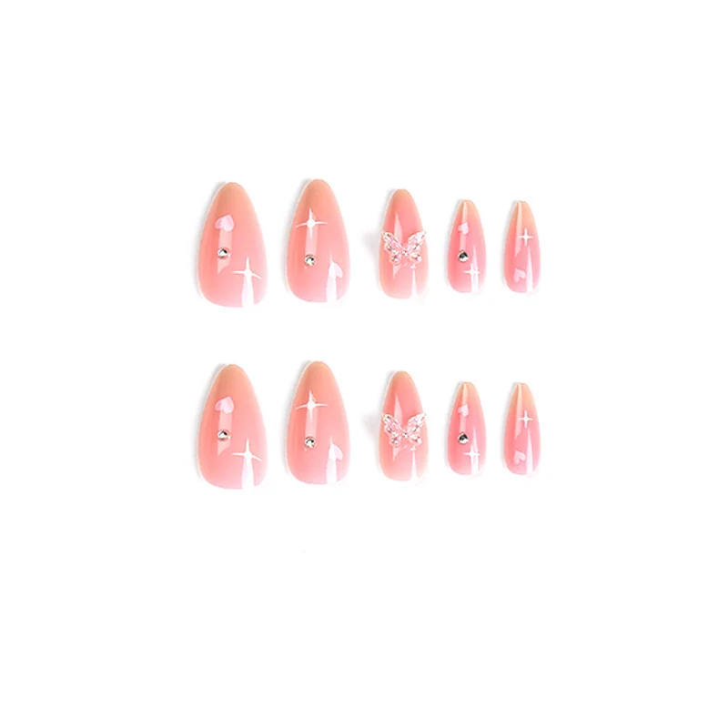 Artful nail art with heart motifs and glitter accents Stornfield