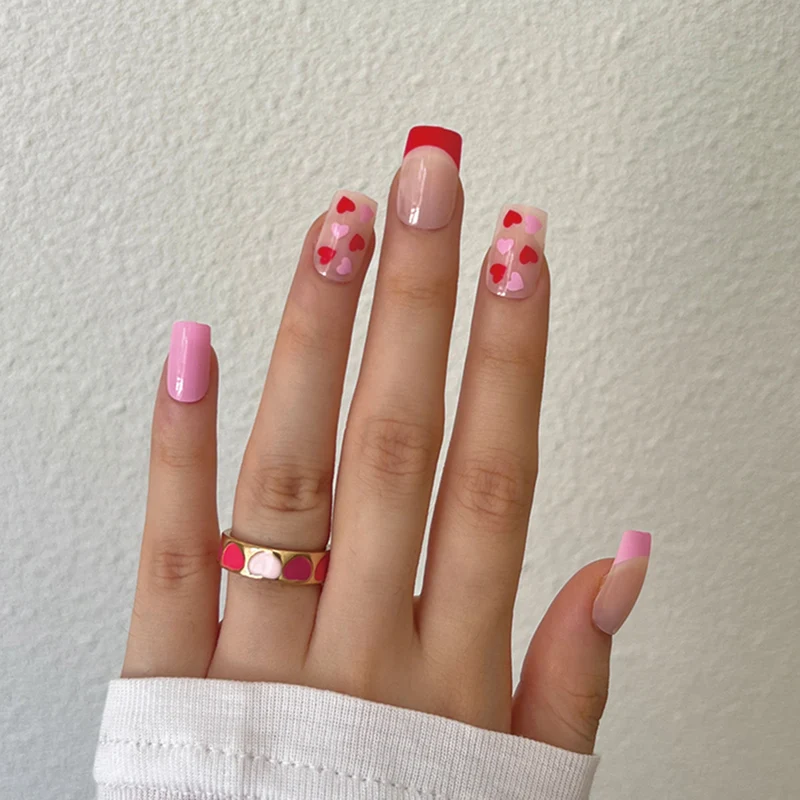Artistic Nail Art with Heart Designs Stornfield