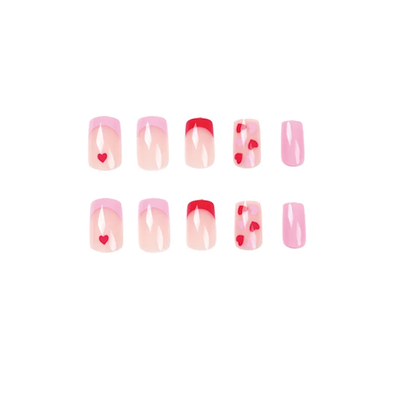 Artistic Nail Art with Heart Designs Stornfield