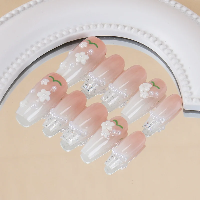 Acrylic Stiletto Press-On Nägel Karnz