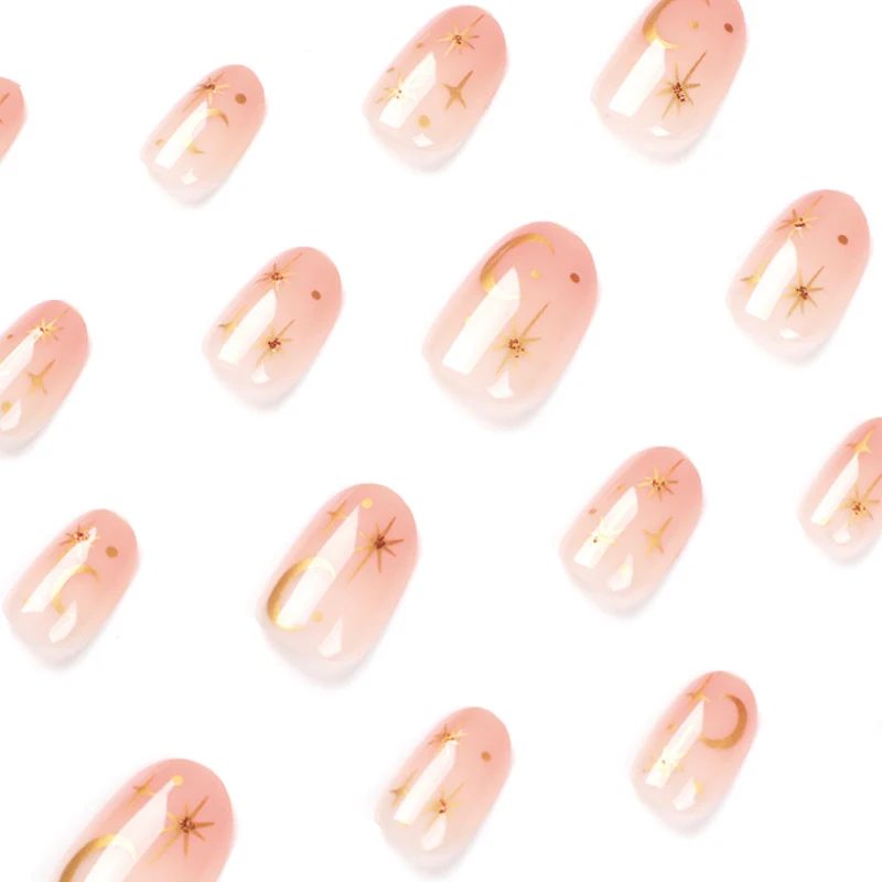 Artistic Nail Art with Stars and Moon Designs Stornfield
