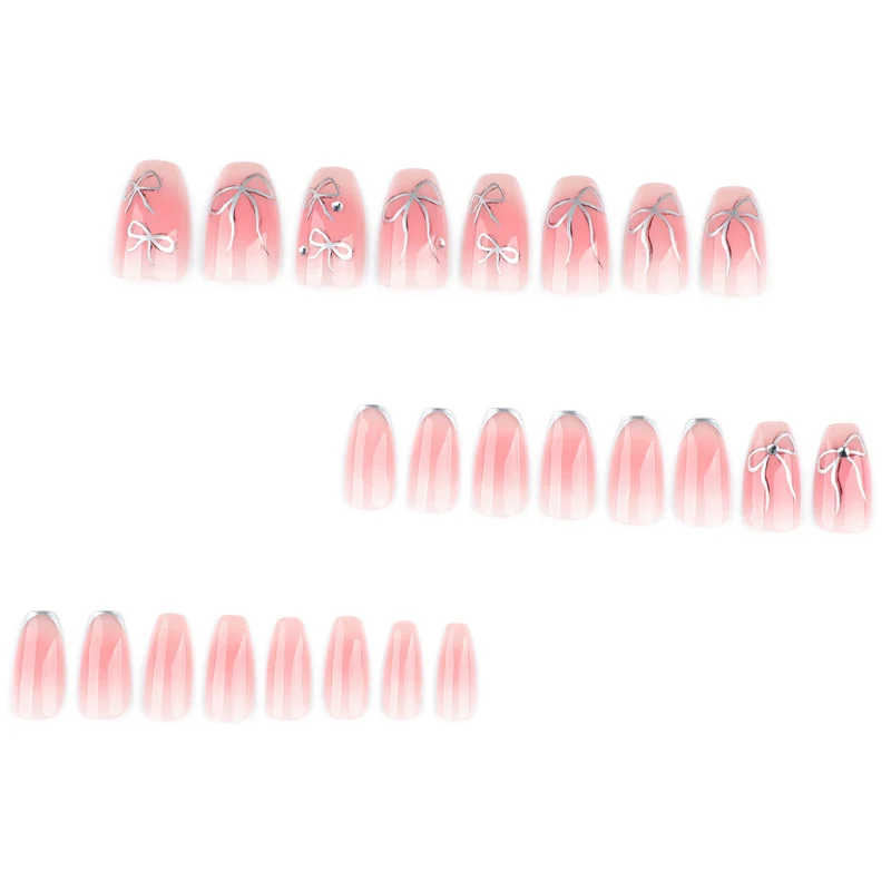 Artful Nail Art with Bow Design Stornfield