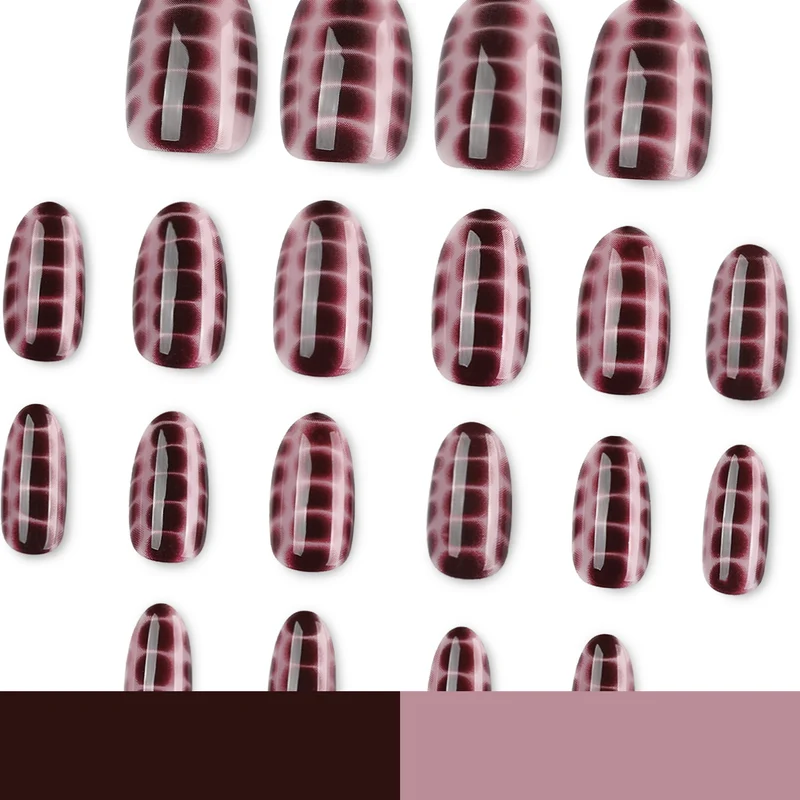 Artful nail art with snake motif Stornfield
