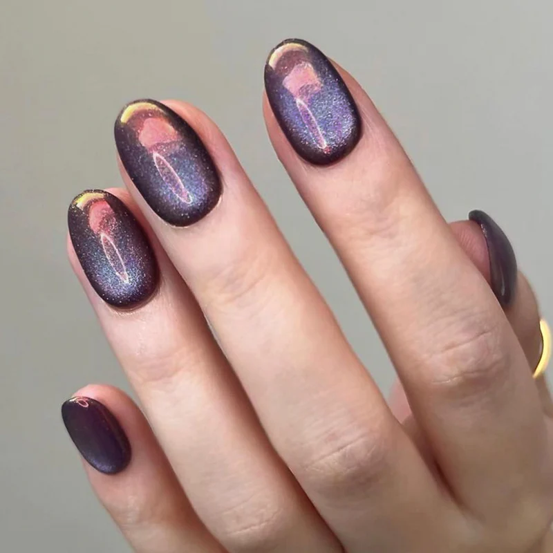 Artful Nail Art with Shimmering Finish Stornfield