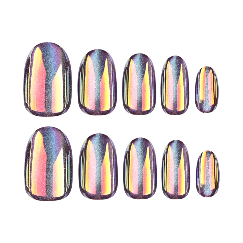 Artful Nail Art with Shimmering Finish Stornfield