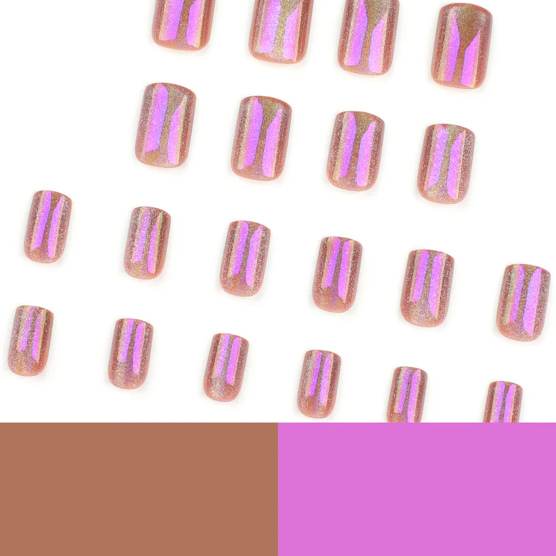 Artful Nail Art with Shimmering Gradient Stornfield