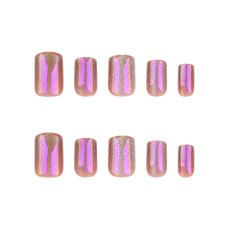 Artful Nail Art with Shimmering Gradient Stornfield