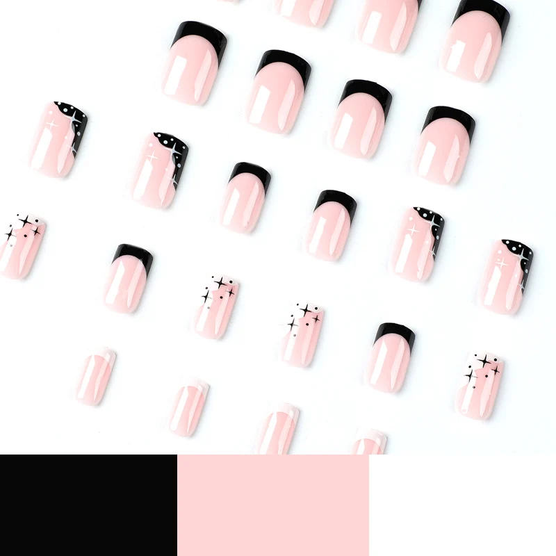 Artful Nail Art with Reflective Accents Stornfield