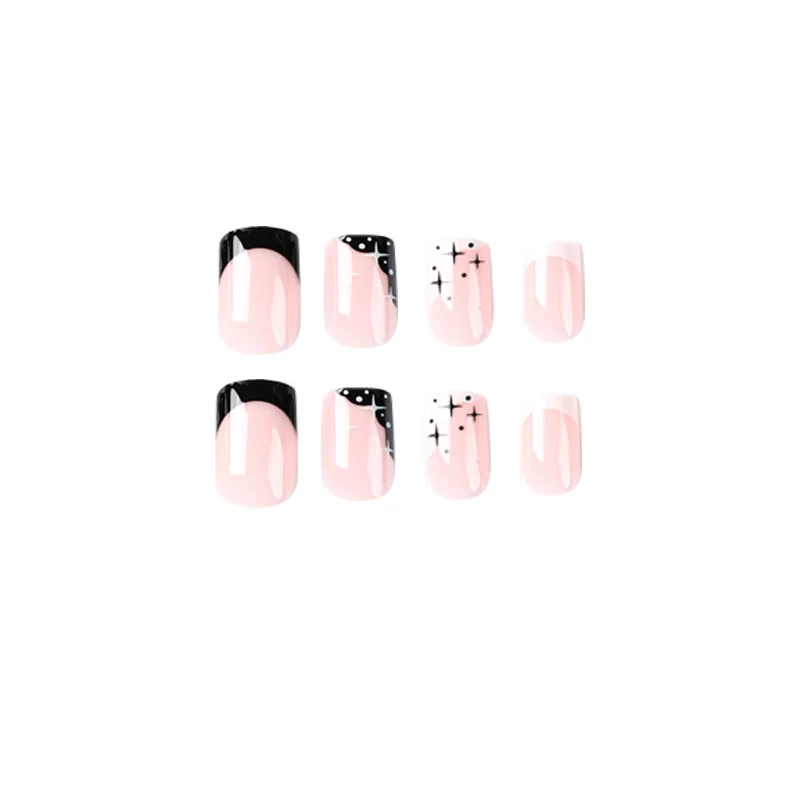 Artful Nail Art with Reflective Accents Stornfield