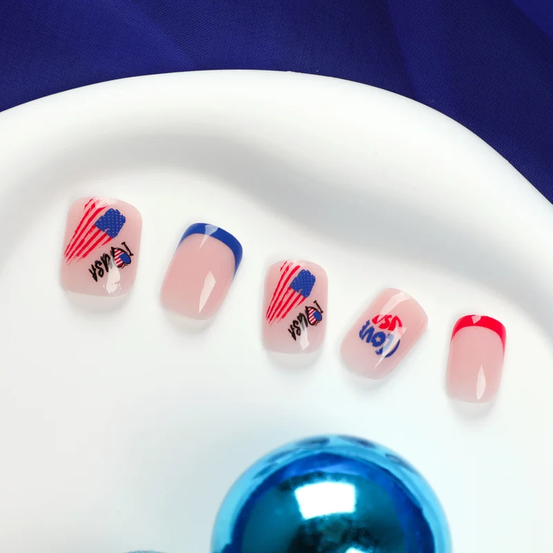 Artistic Nail Art with Patriotic Designs Stornfield
