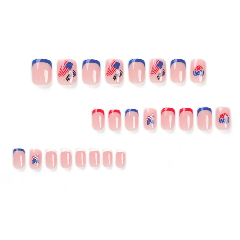 Artistic Nail Art with Patriotic Designs Stornfield