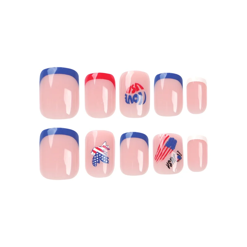 Artistic Nail Art with Patriotic Designs Stornfield