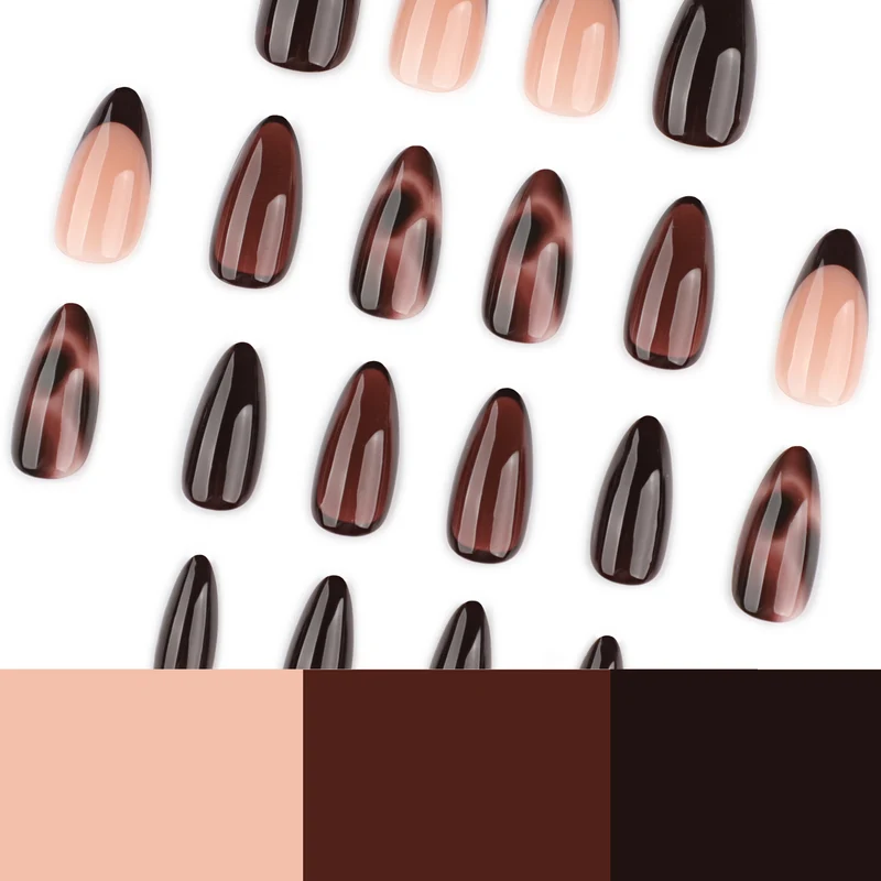 Artful Nail Art with Ombre Effect and Pattern Stornfield