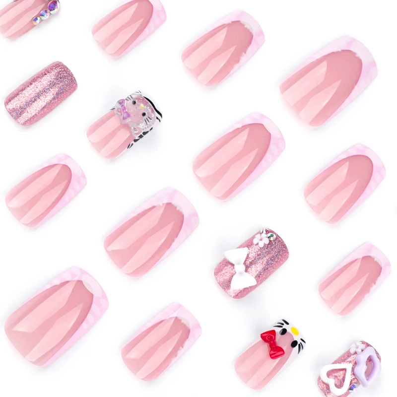 Artful nail art with cute motif accents Stornfield