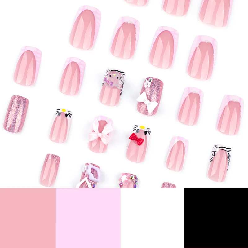 Artful nail art with cute motif accents Stornfield
