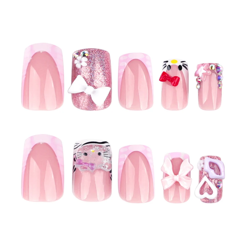 Artful nail art with cute motif accents Stornfield