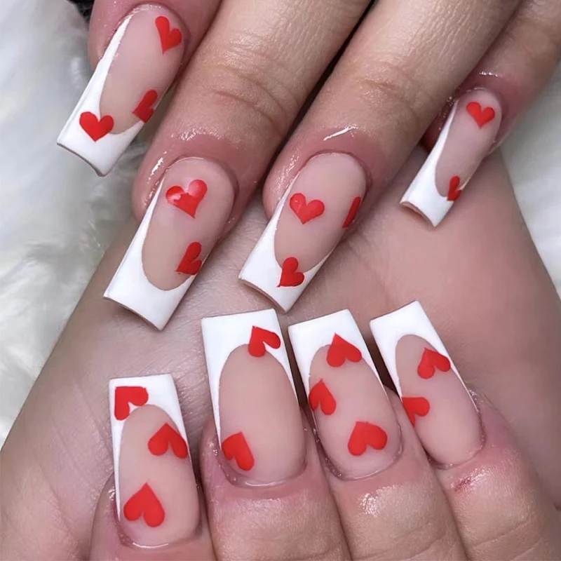 Artful Nail Art with Heart Design Stornfield