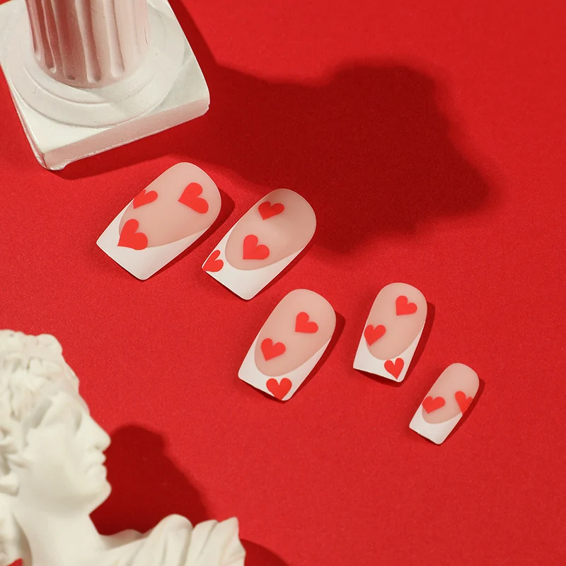 Artful Nail Art with Heart Design Stornfield