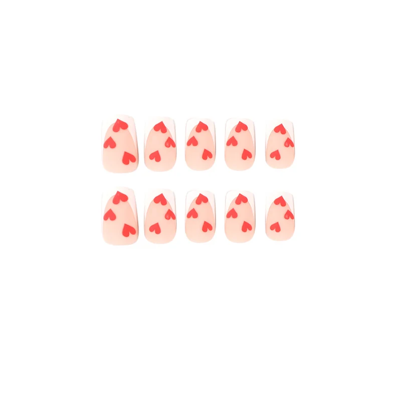Artful Nail Art with Heart Design Stornfield