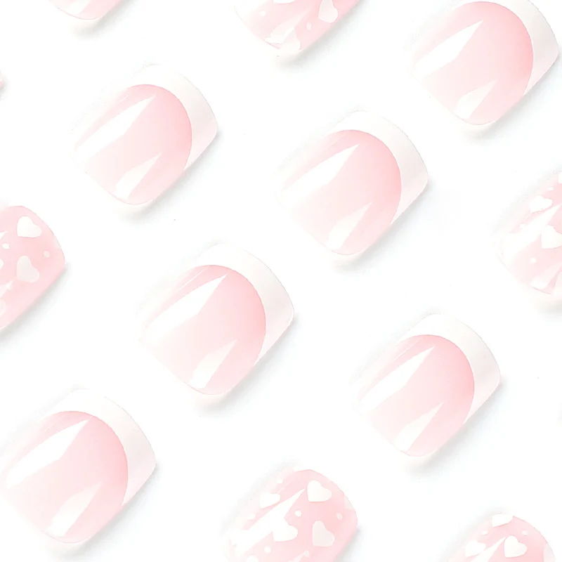 Artistic Nail Art with Heart Pattern Stornfield