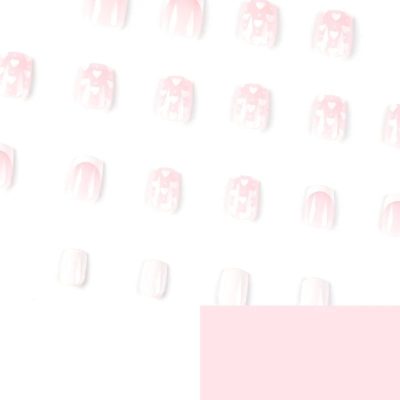 Artistic Nail Art with Heart Pattern Stornfield