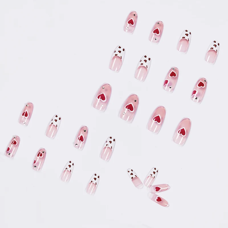 Artistic Nail Art with Heart Design Stornfield