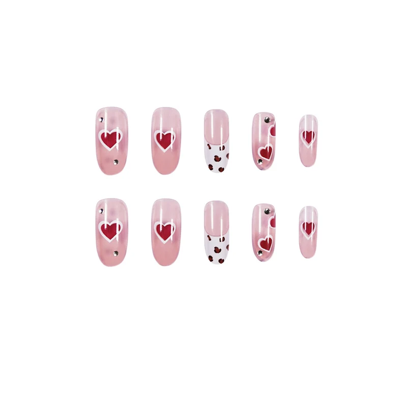 Artistic Nail Art with Heart Design Stornfield