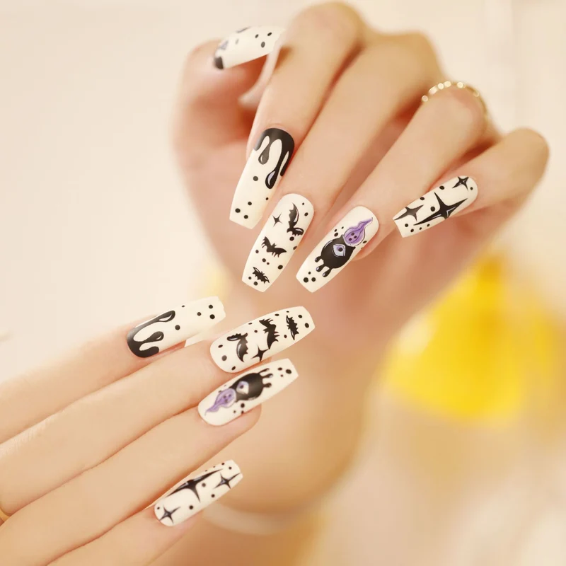 Artistic Nail Art with Creepy Designs Stornfield