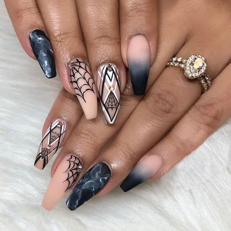 Artistic Nail Art with Creepy Designs Stornfield
