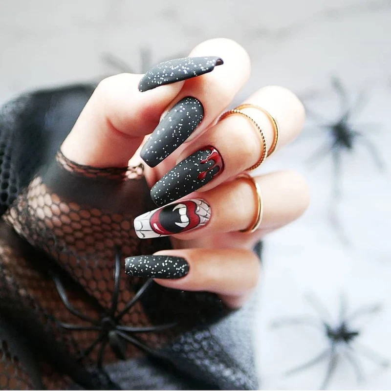Artistic Nail Art with Creepy Designs Stornfield