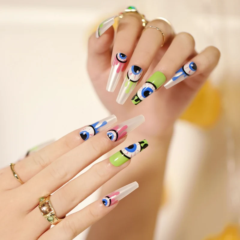 Artistic Nail Art with Creepy Designs Stornfield