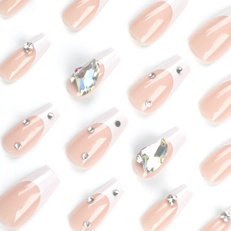 Artistic nail art with glitter accents and rhinestone embellishments Stornfield
