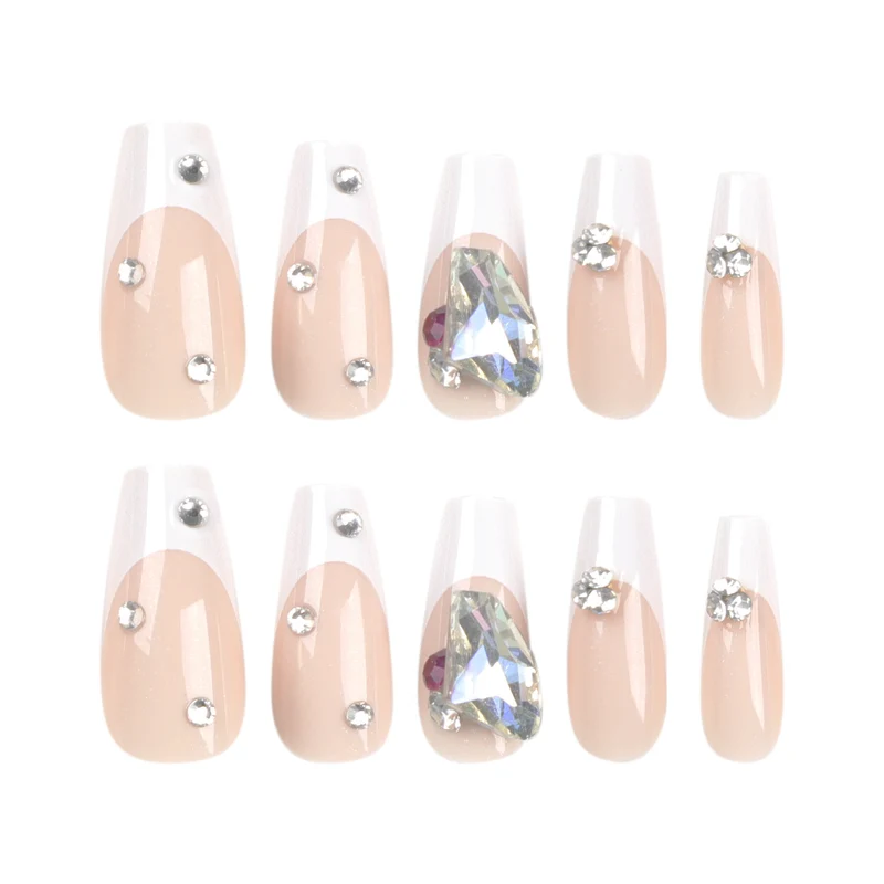 Artistic nail art with glitter accents and rhinestone embellishments Stornfield