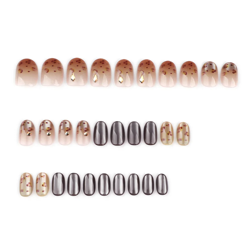 Artistic nail art with glitter accents and elegant design Stornfield