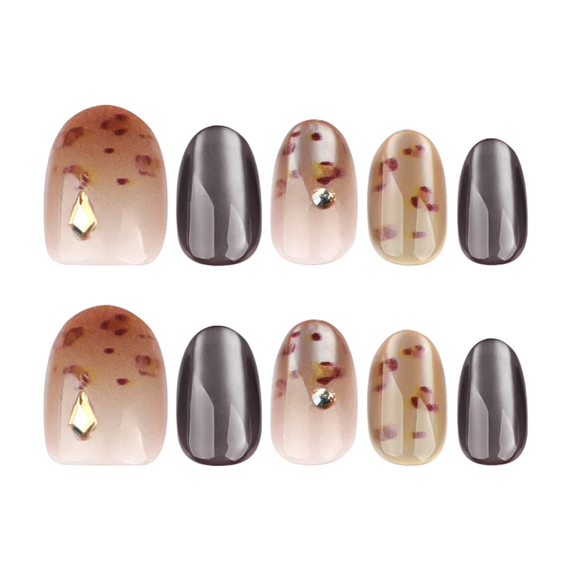 Artistic nail art with glitter accents and elegant design Stornfield