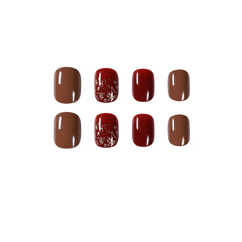 Artful Nail Art with Glitter Accents Stornfield