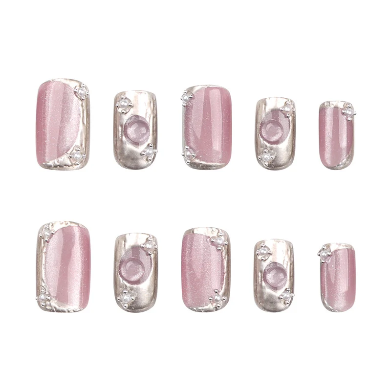 Artistic Nail Art with Glitter and Ombre Effect Stornfield