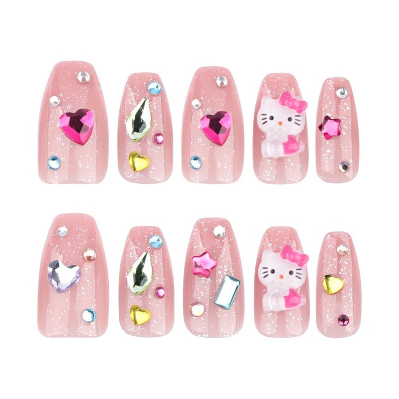 Artful Nail Art with Glitter and Motif Accents Stornfield