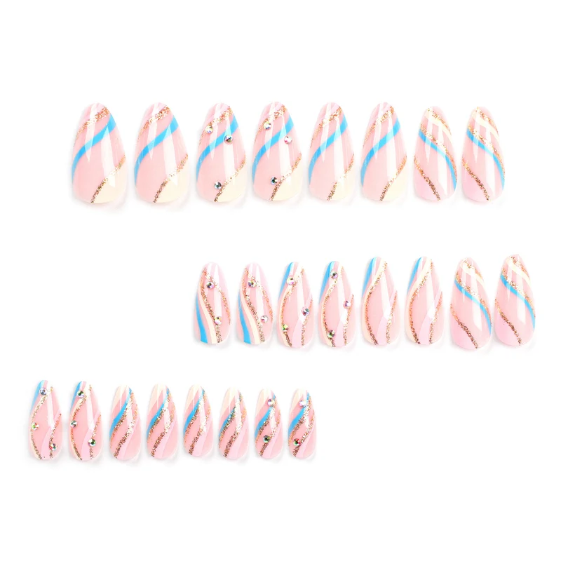 Artful Nail Art with Glitter and Gradient Colors Stornfield