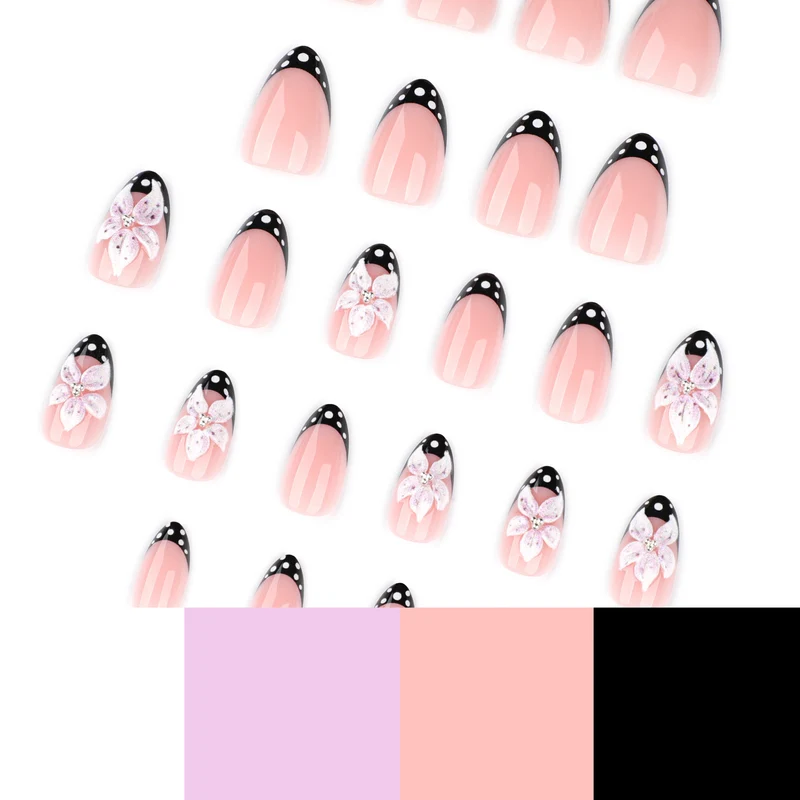 Artistic nail art with floral designs and elegant accents Stornfield
