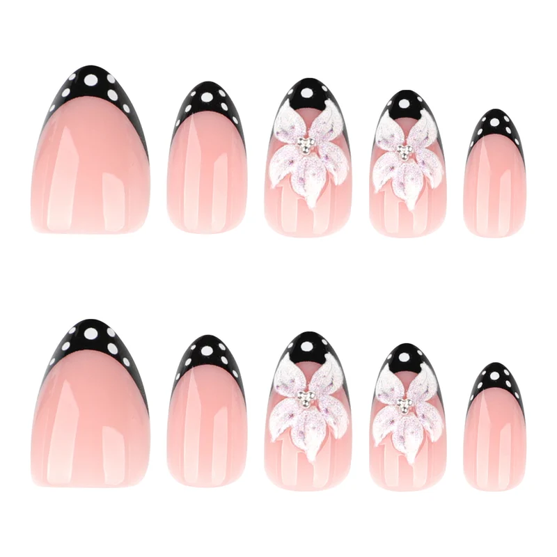 Artistic nail art with floral designs and elegant accents Stornfield