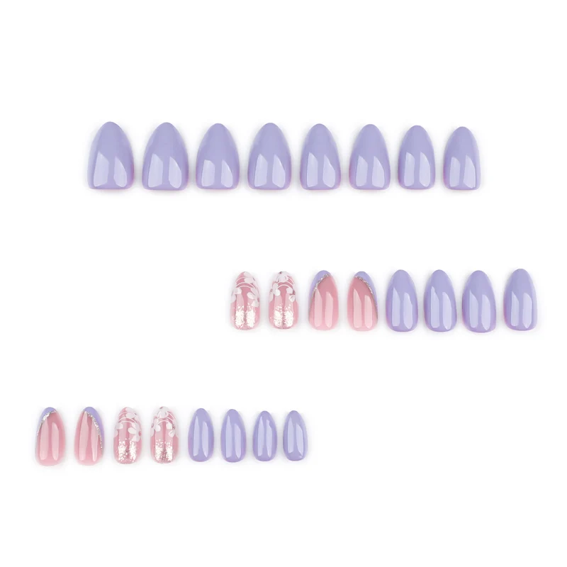 Artistic nail art with floral accents and glitter Stornfield