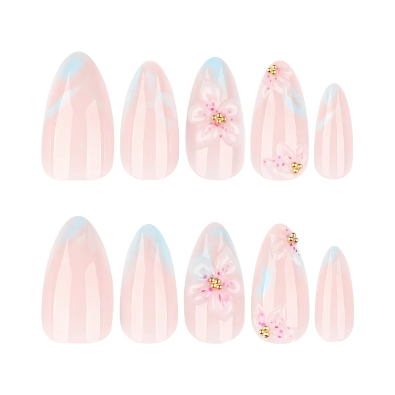 Artful Nail Art with Floral Accents Stornfield