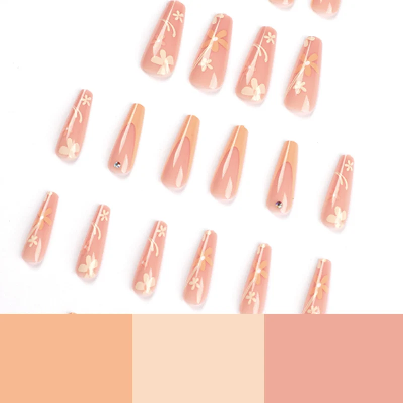Artistic Nail Art with Floral and Creative Design Stornfield